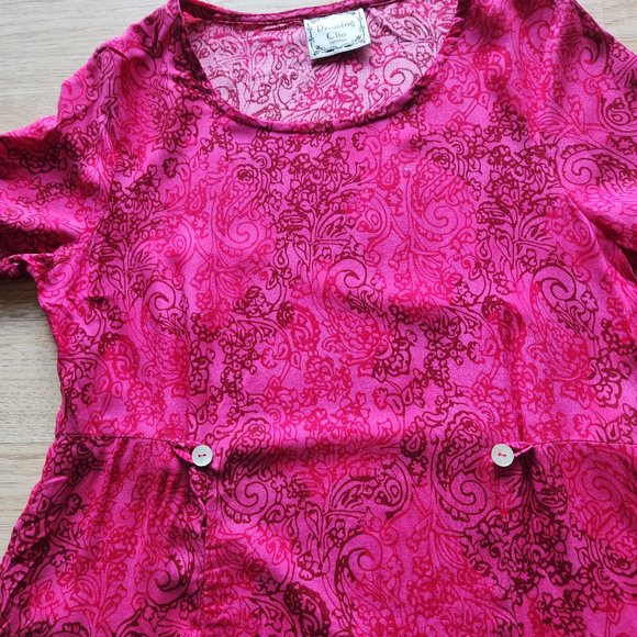 Dressing Clio Dresses Dressing Clio Rayon Floral Batik Tunic Shift